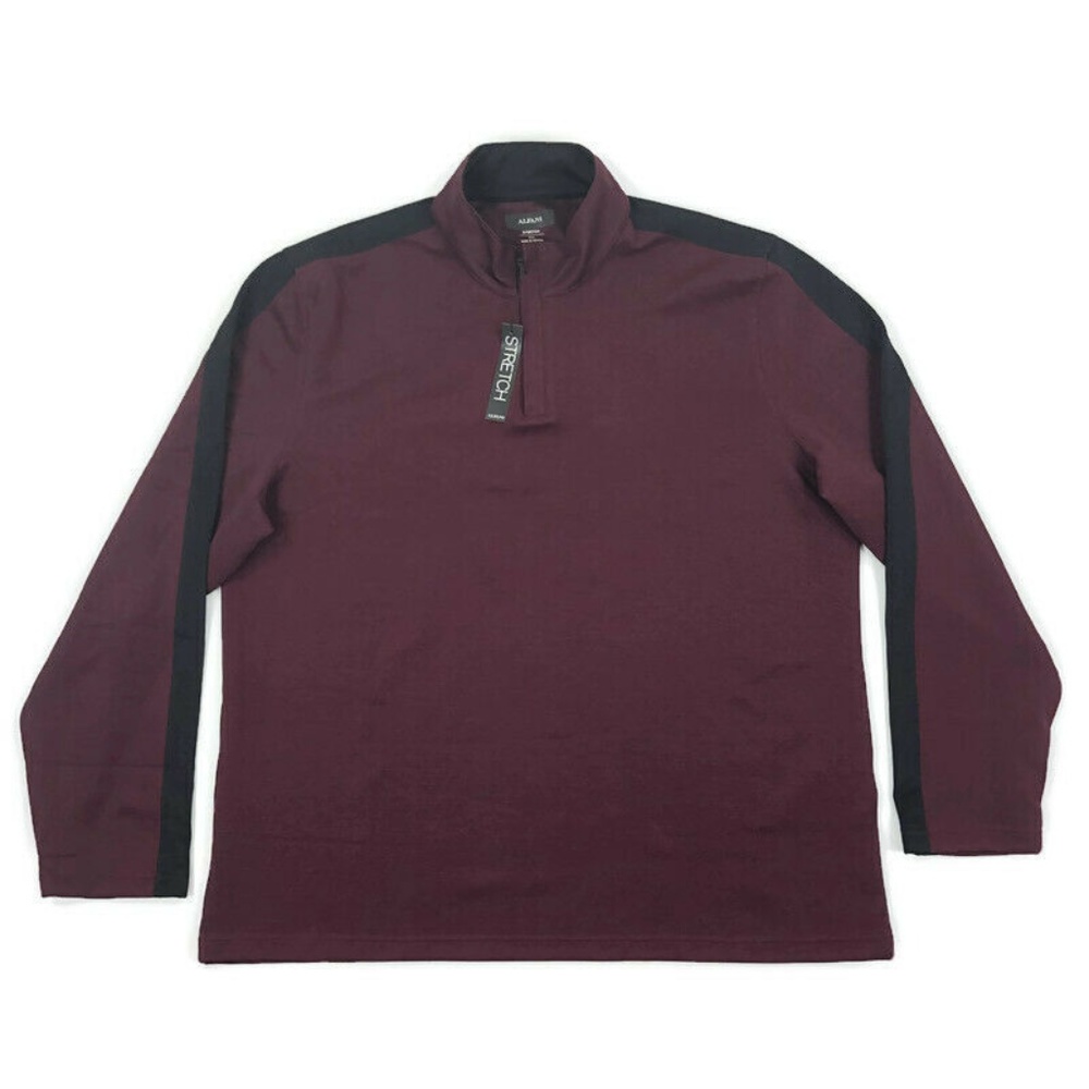 Alfani Mens 1/4 Zip Pullover Sweater Stretch XXL